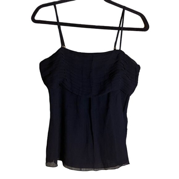 Gap Black Silk Layered Spaghetti Strap Top Size Small ▪️ - Picture 5 of 9